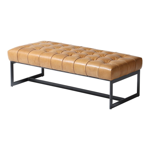 Wyatt Industrial Creative Backless Tufted Accent Bench