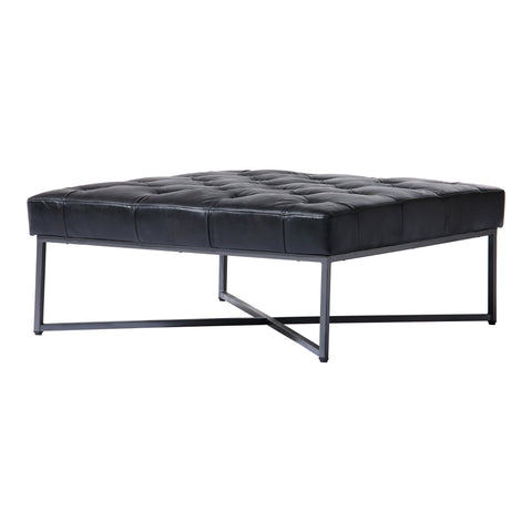 Emanuel Upholstered Square Coffee Table with Tufting