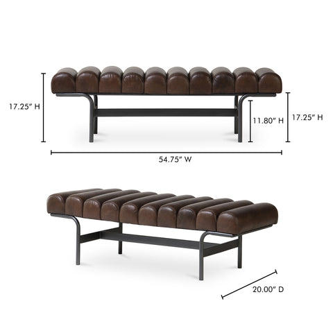 Harrison Timeless Minimalist Modern Lounge Bench