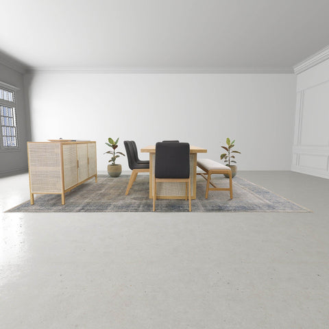 Scandinavian Two-tone Sideboard Cabinet