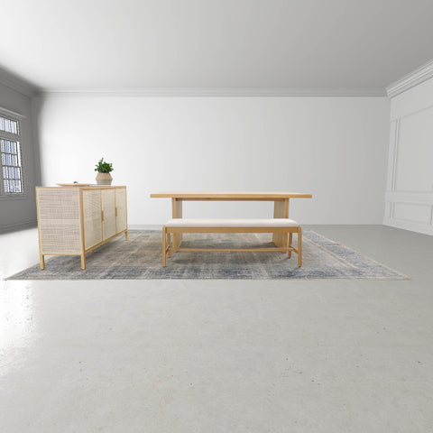 LH Imports Timeless Minimalist Scandinavian Farm Dining Table
