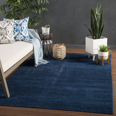 Contemporary Distressed Eco-Friendly Area Rug - Rectangle