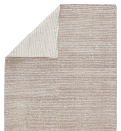 Contemporary Taupe Runner for High Traffic Areas - Rectangle