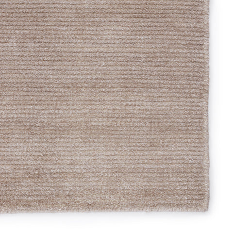 Minimalist Neutrals Rectangle Area Rug in Taupe - 8' x 10'