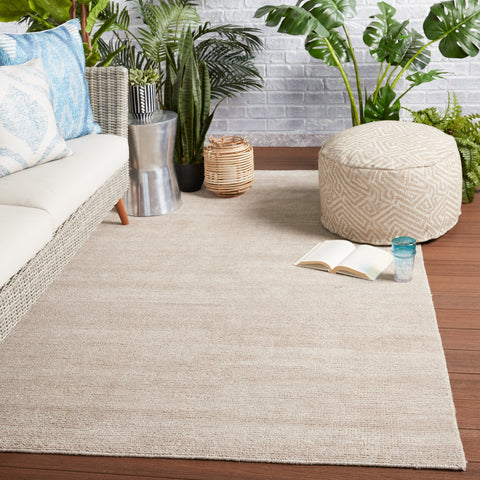 Contemporary Taupe Runner for High Traffic Areas - Rectangle