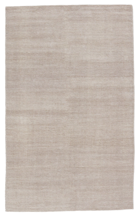 Contemporary Taupe Runner for High Traffic Areas - Rectangle