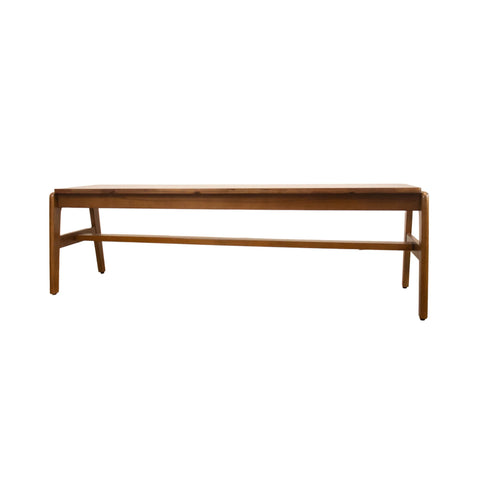 Outdoor Living & Garden Mid Century Acacia Accent Bench