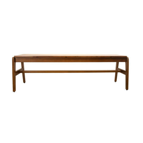 Outdoor Living & Garden Mid Century Acacia Accent Bench