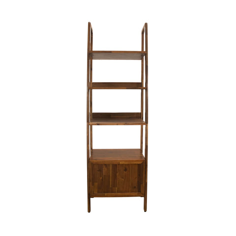 Ladder Bookshelf with Scandinavian Modern Design