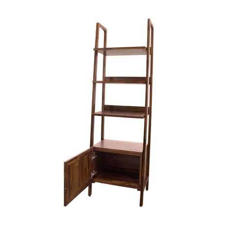 Ladder Bookshelf with Scandinavian Modern Design