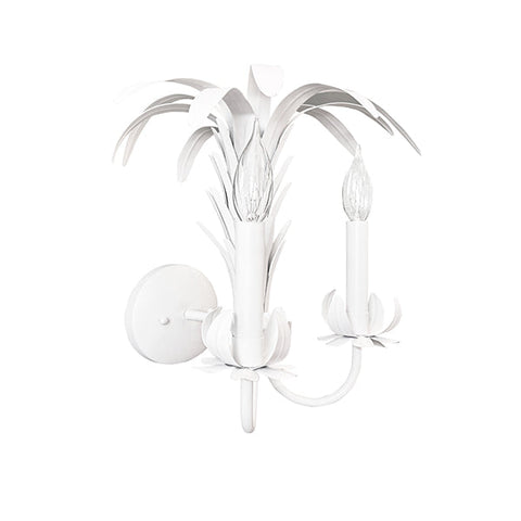 Accent Palm Tropical Candelabra Sconce Wall Light