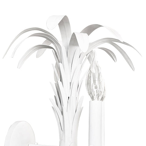 Accent Palm Tropical Candelabra Sconce Wall Light