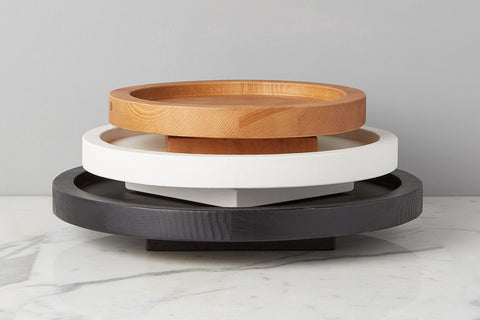 Minimalist Scandinavian Handmade Solid Wood Lazy Susan