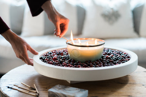 Minimalist Scandinavian Handmade Solid Wood Lazy Susan