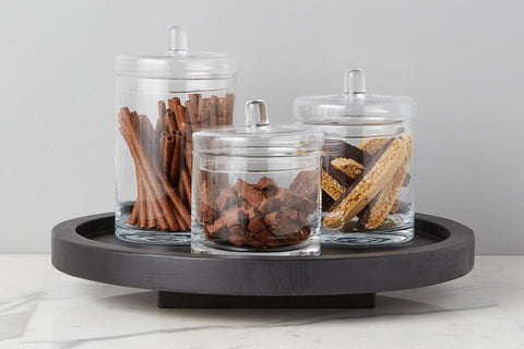 Minimalist Organic Handmade Wood Lazy Susan