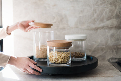 Minimalist Organic Handmade Wood Lazy Susan