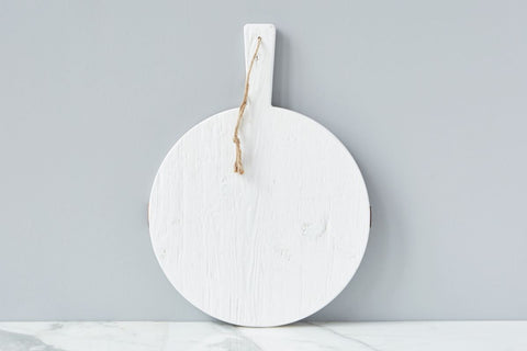 Modern Organic Two-tone Serving Board with Contrast Trim