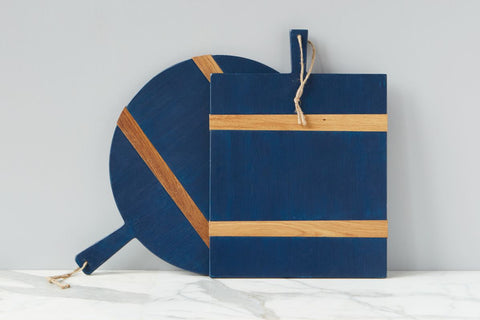 etúHOME Decorated Modern Two-tone Matte Serving Board