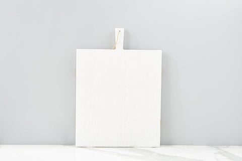 Modern Organic Two-tone Serving Board with Contrast Trim