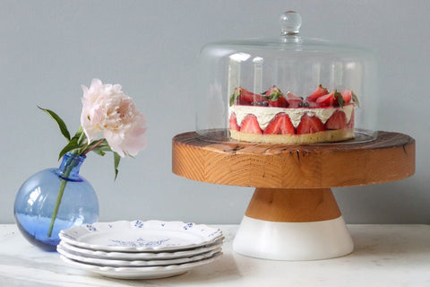 etúHOME Everyday Handmade Natural Contemporary Cake Stand
