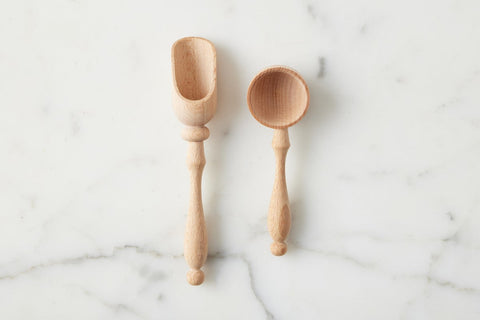 etúHOME Organic Sugar Scoop for Serving Set - Set of 2