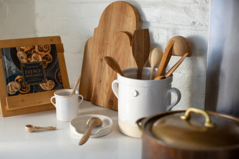 etúHOME Organic Serving Spoon Set Lightweight for Serving - Set of 2