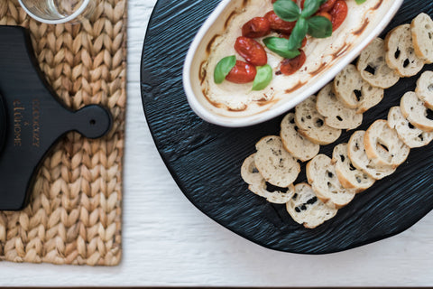 etúHOME Artful Traditionalist Natural Wood Cutting Board