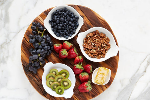 etúHOME Artful Traditionalist Solid Natural Wood Cutting Board