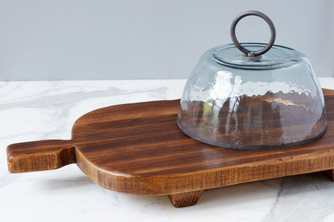 etúHOME Everyday Organic Rustic Handmade Wood Serving Board