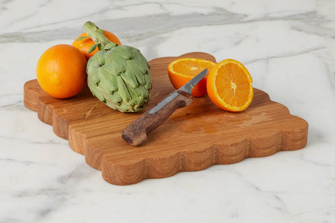 Modern Scalloped Abstract Serving Board