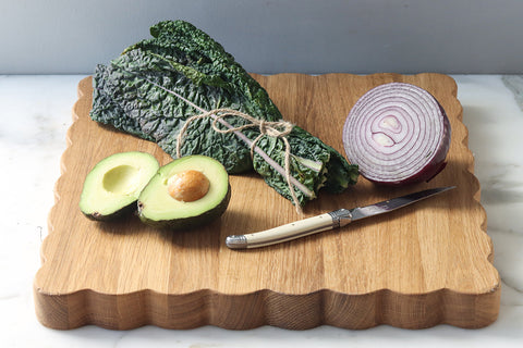 Modern Scalloped Abstract Serving Board