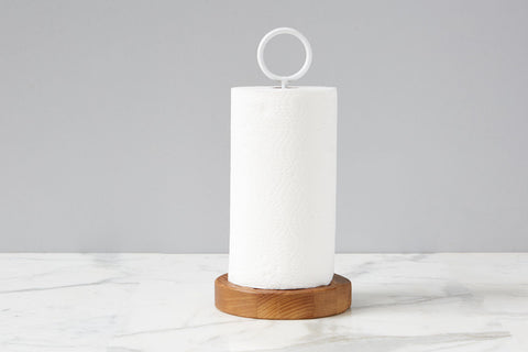 Bianca Contemporary Rustic Kitchen Paper Towel Holder