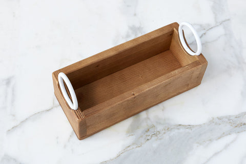 Bianca Scandinavian Minimalist Kitchen Caddy with Handles