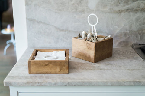 Bianca Rustic Decorative Napkin Holder for Kitchen