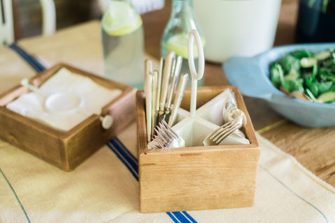 Modern Rustic Solid Iron Serveware Accessory