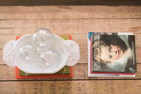 etúHOME Everyday Rustic Handmade Wood Decorated