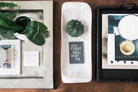 etúHOME Everyday Rustic Handmade Wood Decorated