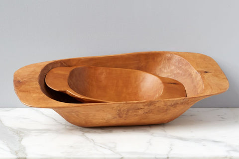 Everyday Organic Handmade Natural Wood Bowl