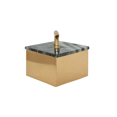Decorating Essentials Polished Brass Decorative Box