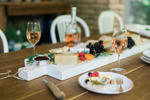 Contemporary Organic Handmade Solid Wood Serving Board