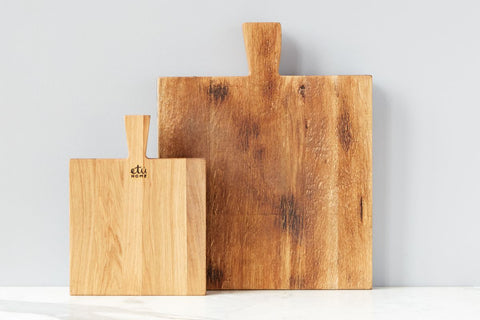 Rustic Hand Finished Oak Serving Board