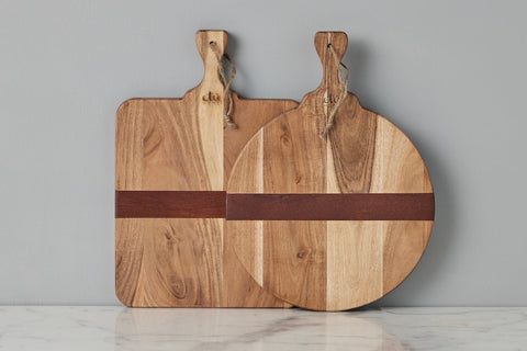 etúHOME etúHOME Everyday Two-tone Organic Serving Board - Set of 2