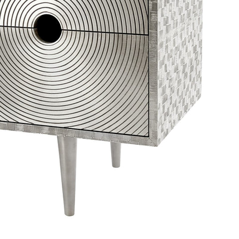 Randers Modern Radial Accent Cabinet