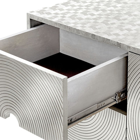 Randers Modern Radial Accent Cabinet