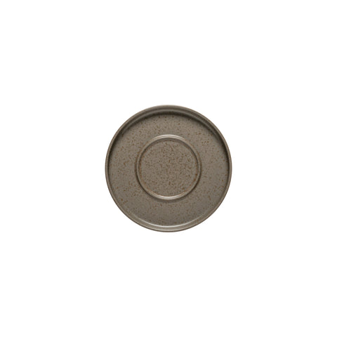 Costa Nova Timeless Minimalist Redonda Matte Stoneware Cup & Saucer - Set of 4