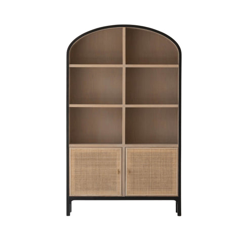 Pietro Contemporary Tall Cabinet with Knob Handles
