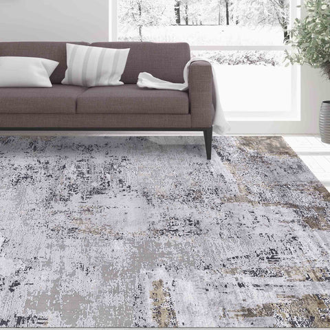 Uttermost Contemporary Abstract Rectangle Area Rug - 8' x 10' - 5' x 7'6