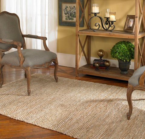 Uttermost Organic Chevron Handmade Area Rug - 8' x 10' - 9' x 12'