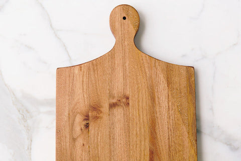 etúHOME Modern Handmade Solid Wood Serving Board Set - Set of 2