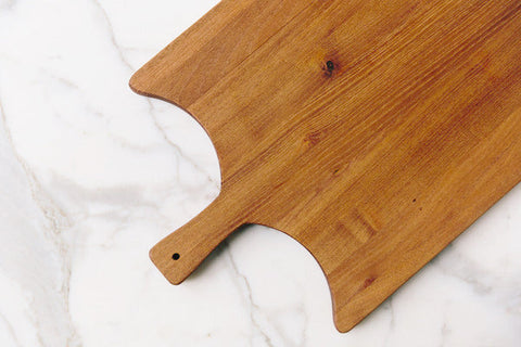 etúHOME Modern Handmade Solid Wood Serving Board Set - Set of 2